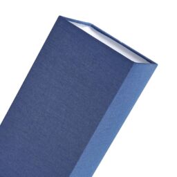 Happy Homewares Contemporary & Stylish Linen Fabric Lamp Shade in Midnight - Size: 12 inches - thumbnail 5