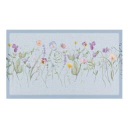 Artsy Mats Blue Wild Flowers Doormat - Size: 40 cm x 70 cm - thumbnail 2