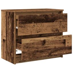 Berkfield Home TV Cabinet Old Wood 60x35x54 cm Engineered Wood in Brown - Size: 60 x 35 x 54 cm - thumbnail 5