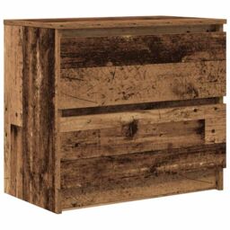 Berkfield Home TV Cabinet Old Wood 60x35x54 cm Engineered Wood in Brown - Size: 60 x 35 x 54 cm - thumbnail 2