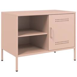 Berkfield Home TV Cabinet Pink 68x39x50.5 cm Steel