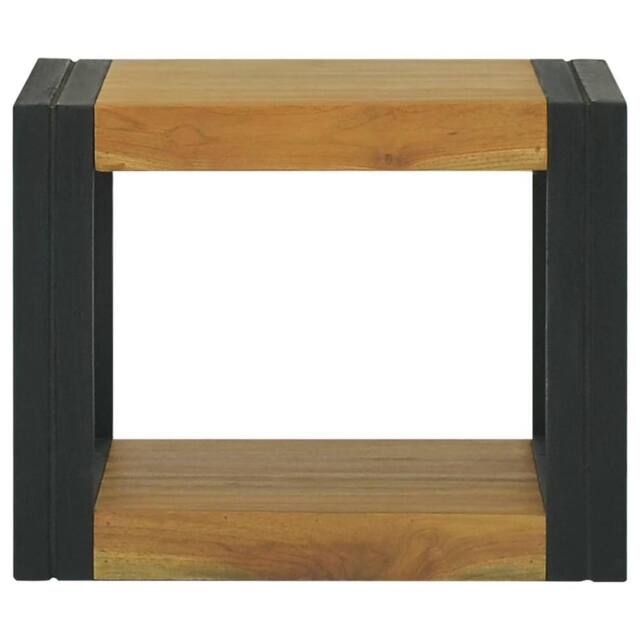 Berkfield Home Bathroom Cabinet 45x45x35 cm Solid Wood Teak in Brown - Size: 45 x 45 x 35 cm - image 1