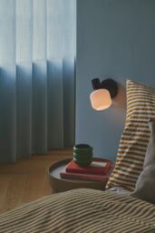 Nordlux Vintage Indoor Wall Light Black Glass E14 Ribbed - No, IP20 - thumbnail 5