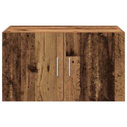 Berkfield Home Wall Cabinet Old Wood 70x42, 5x40 cm Engineered Wood in Brown - thumbnail 6