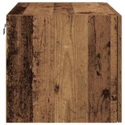 Berkfield Home Wall Cabinet Old Wood 70x42, 5x40 cm Engineered Wood in Brown - thumbnail 7