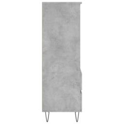 Berkfield Home Highboard Concrete Grey 40x36x110 cm Engineered Wood - Size: 40 x 36 x 110 cm - thumbnail 7