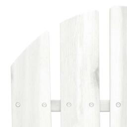 Berkfield Home Comfortable 2-Seater Garden Adirondack Chair Solid Fir Wood White - thumbnail 5
