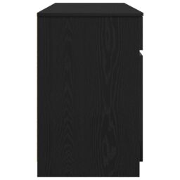 Berkfield Home Desk Black Oak 140x49x76 cm Engineered Wood - Size: 140 x 49 x 76 cm - thumbnail 8