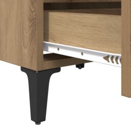 Berkfield Home Bed Cabinets 2 pcs Artisan Oak 40x35x50 cm Engineered Wood in Beige - Size: 40 x 35 x 50 cm - thumbnail 9