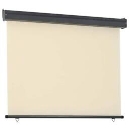Berkfield Home Stylish Balcony Side Awning 125x250 cm Cream - thumbnail 1