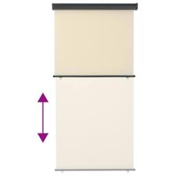 Berkfield Home Stylish Balcony Side Awning 125x250 cm Cream - thumbnail 5