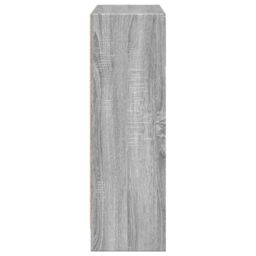 Berkfield Home Bookcase Grey Sonoma 80x24x76 cm Engineered Wood - Size: 80 x 24 x 76 cm - thumbnail 5
