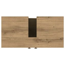 Berkfield Home Bathroom Sink Cabinet Artisan Oak 60x30x60 cm Engineered Wood in Brown - Size: 60 x 30 x 60 cm - thumbnail 9