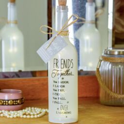 Boxer Gifts Women's Friends Together Starlight Bottle - Gift For Her - thumbnail 1