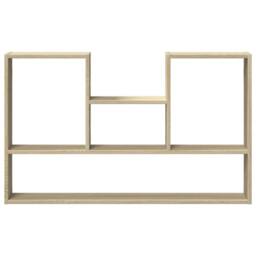 Berkfield Home Wall Shelf Sonoma Oak 99x15x60 cm Engineered Wood in Light Tan - Size: 99 x 15 x 60 cm - thumbnail 4