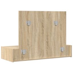 Berkfield Home Wall Hanging Dressing Table Sonoma Oak 100x40x70 cm in Beige - Size: 100 x 40 x 70 cm - thumbnail 8
