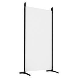 Berkfield Home 5-Panel Room Divider White 433x180 cm Fabric - thumbnail 6