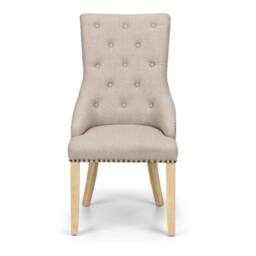 Cheshire Windsor Premium Button Back Dining Chairs - Set of 2 in Ecru - thumbnail 3