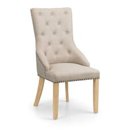 Cheshire Windsor Premium Button Back Dining Chairs - Set of 2 in Ecru - thumbnail 2