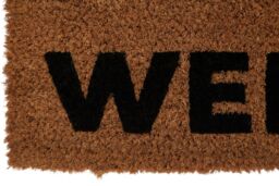 Orsina Filta Paw Heart Doormat in Natural - Size: 100 cm diameter - thumbnail 4