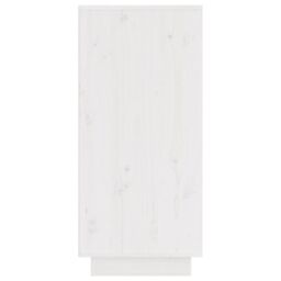 Berkfield Home Sideboard White 31.5x34x75 cm Solid Wood Pine - thumbnail 6