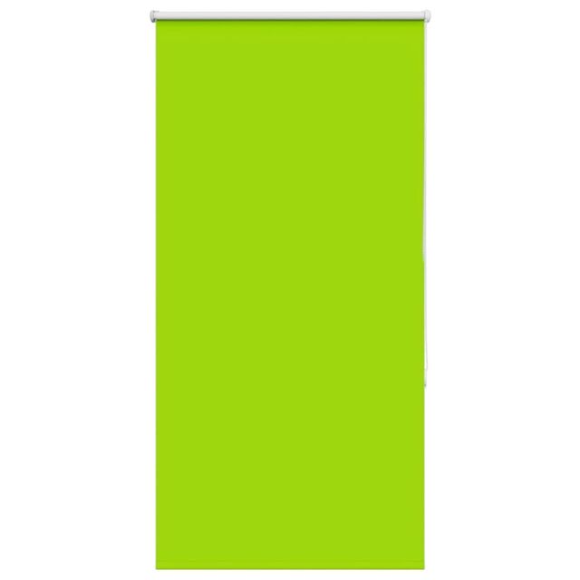 Berkfield Home Roller Blind Blackout Leaves Green 85x130 cm Fabric Width 80.7 cm Polyester - image 1