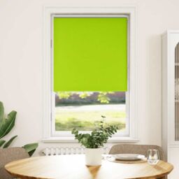Berkfield Home Roller Blind Blackout Leaves Green 85x130 cm Fabric Width 80.7 cm Polyester - thumbnail 2