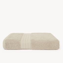 OHS Luxury 100% Cotton Bath Sheet Bathroom Towel in Beige - thumbnail 4