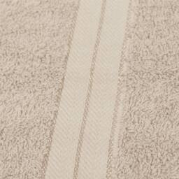 OHS Luxury 100% Cotton Bath Sheet Bathroom Towel in Beige - thumbnail 6