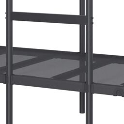 Berkfield Home Bunk Bed without Mattress Black 100x190 cm Steel - thumbnail 9