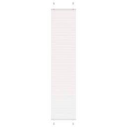 Berkfield Home Pleated Blind White 45x200 cm Fabric Width 44.4 cm Polyester - thumbnail 2