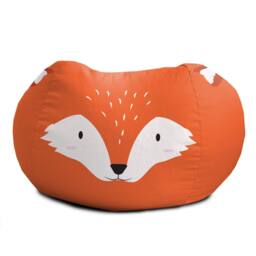 rucomfy Beanbags ruomfy Indoor Fox Bean Bag for Kids - Classic Animal Bean Bag Chair - thumbnail 4