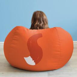 rucomfy Beanbags ruomfy Indoor Fox Bean Bag for Kids - Classic Animal Bean Bag Chair - thumbnail 2