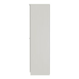 Ready Assembled 2 U Albert 2 Door Mirrored Wardrobe (Ready Assembled) in Cream - thumbnail 2