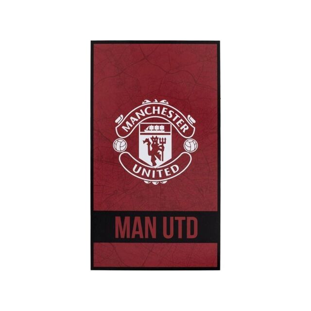 Manchester United FC Identity Beach Towel in Dark Red - image 1