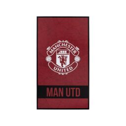 Manchester United FC Identity Beach Towel in Dark Red - thumbnail 1