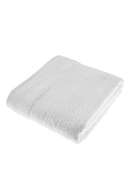 Homescapes Turkish Cotton Jumbo Towel in White - image 1