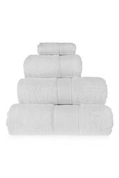 Homescapes Turkish Cotton Jumbo Towel in White - thumbnail 2