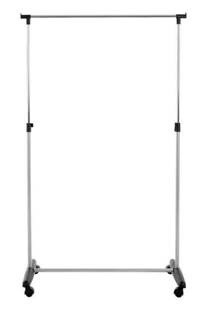 Orsina Chrome Frame Clothes Rack in Silver - image 1