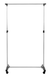 Orsina Chrome Frame Clothes Rack in Silver - thumbnail 1