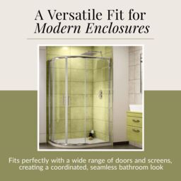 Balterley Premium Shower Tray - Left Hand Offset Quadrant - 1200mm x 900mm - White - thumbnail 7