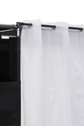 H&O Direct Portable Metal Closet Bedroom Cabinet in Black - thumbnail 5