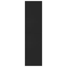 Berkfield Home Book Cabinet/Room Divider Black 155x24x160 cm Engineered Wood - Size: 155 x 24 x 160 cm - thumbnail 5