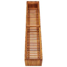 Berkfield Home Garden Raised Bed 150x30x25 cm Solid Acacia Wood in Brown - Size: 150 x 30 x 25 cm - thumbnail 4