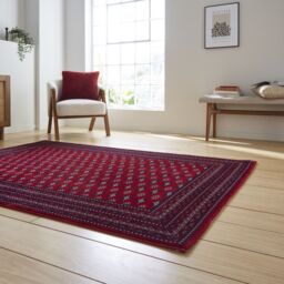 The Rug Shop UK Red Traditional Easy to clean Machine Made Border Area Rug - Size: 240 cm x 340 cm - thumbnail 2