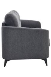 More4Homes Solna 3 Seater Scandi Style Fabric Living Room Sofa in Charcoal - thumbnail 4