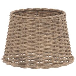Berkfield Home Lamp Shade Brown √ò40x26 cm Wicker - Size: 40x26 cm - thumbnail 2