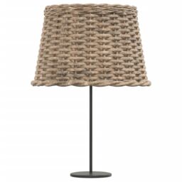 Berkfield Home Lamp Shade Brown √ò40x26 cm Wicker - Size: 40x26 cm - thumbnail 4