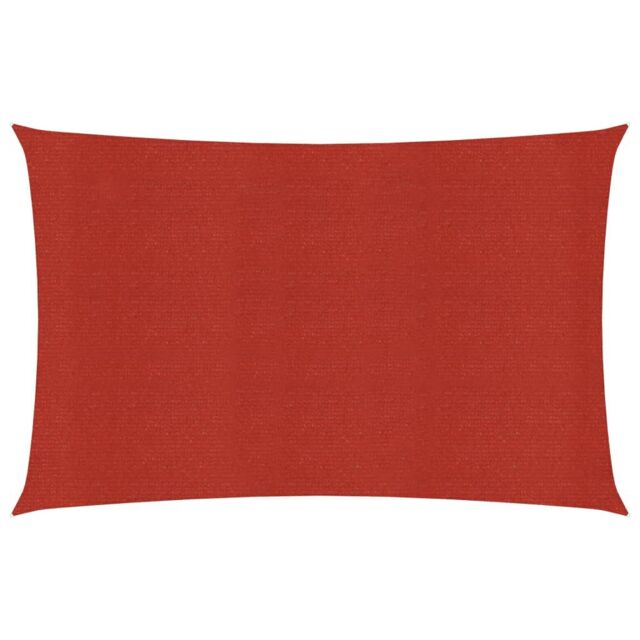 Berkfield Home Sunshade Sail 160 g/m ² Red 3.5x5 m HDPE - image 1