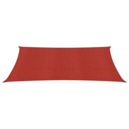 Berkfield Home Sunshade Sail 160 g/m ² Red 3.5x5 m HDPE - thumbnail 2